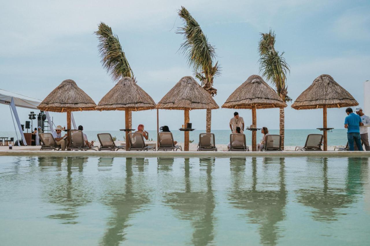 Totem Beach Club Celestun Esterno foto