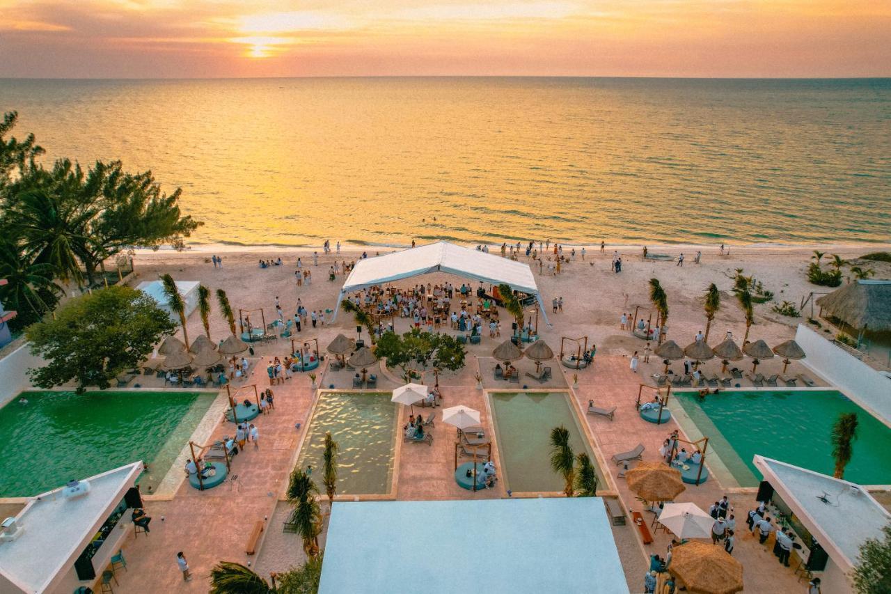 Totem Beach Club Celestun Esterno foto