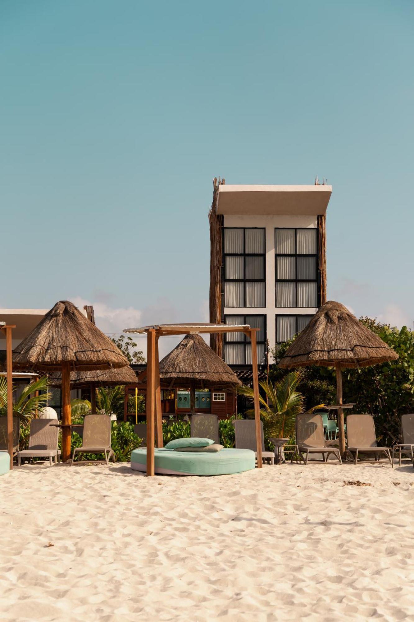 Totem Beach Club Celestun Esterno foto